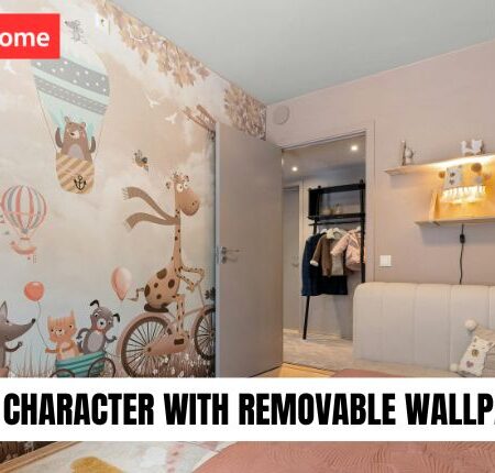 🧱 Add Character with Removable Wallpaper (Stylish & Easy)
