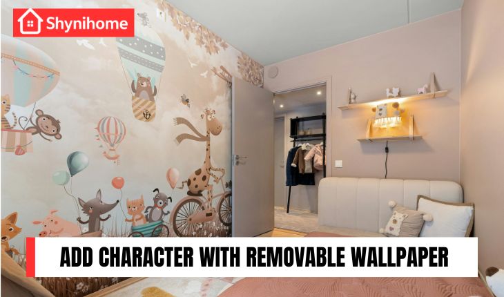 🧱 Add Character with Removable Wallpaper (Stylish & Easy)