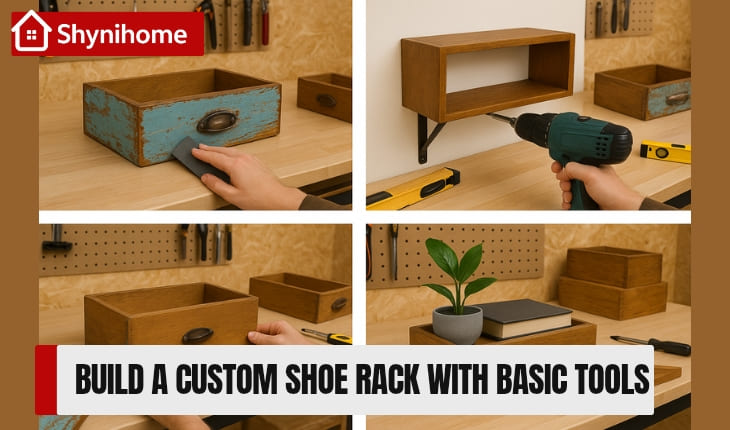 👟🛠️ Build a Custom Shoe Rack with Basic Tools